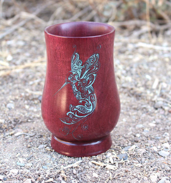 Purpleheart and Turquoise