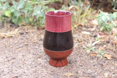 Purpleheart, Wenge, and Bubinga