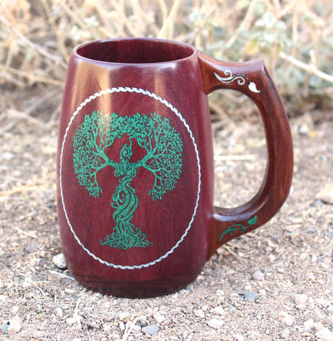 Purpleheart, Mother of Pearl, and Malachite