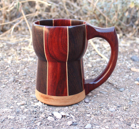 Padauk, Wenge, and Maple