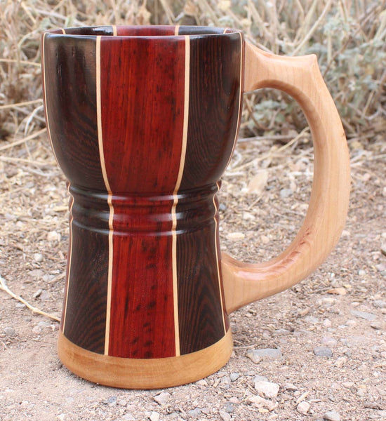 Padauk, Wenge, and Maple