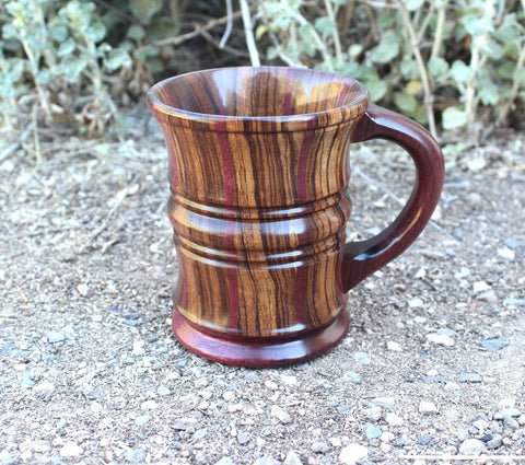 Zebrawood and Purpleheart