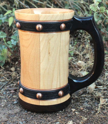 Maple, Wenge, Leather, and Copper