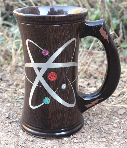 Wenge, Pewter, Copper, and assorted gemstones