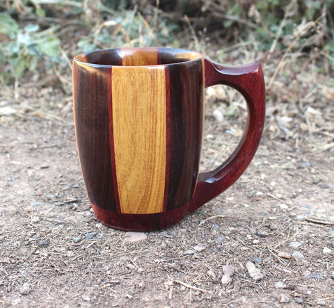 Morado, Canarywood, and Bloodwood