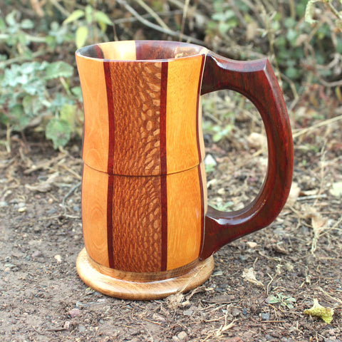 Leopardwood, Wenge, and Bubinga