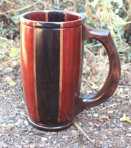 Wenge, Padauk, and Walnut