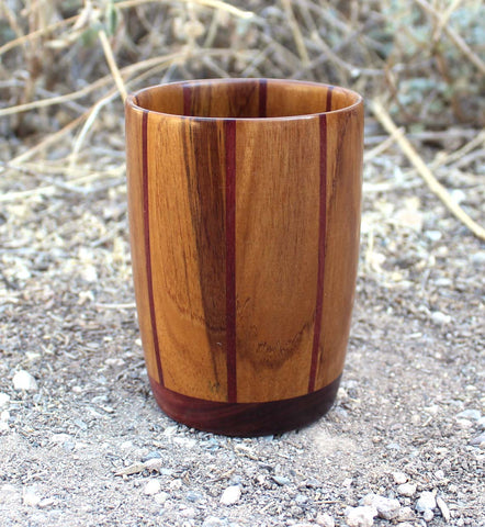 Teak, Purpleheart, and Granadillo