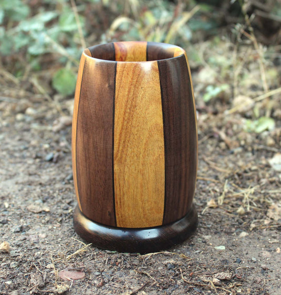 Walnut, Canarywood, and Wenge