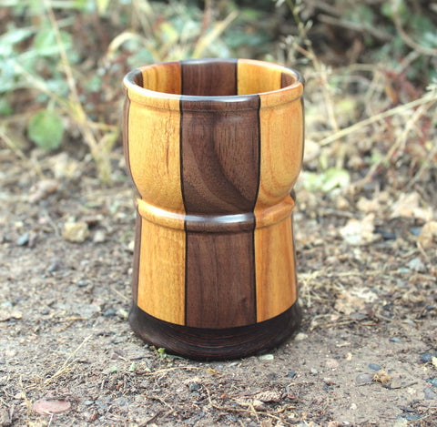 Walnut, Canarywood, and Wenge